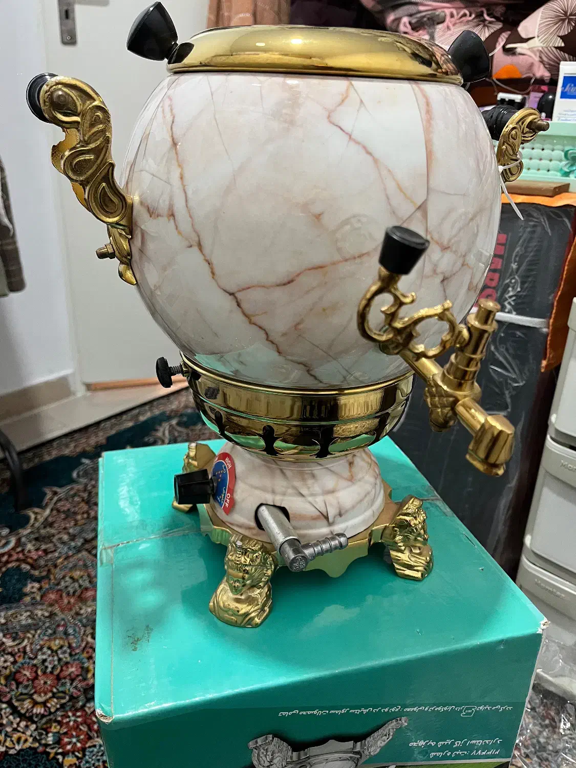 سماور طرح سنگ|سماور، چایساز، قهوهساز|شهریار, شهرک وائین|دیوار