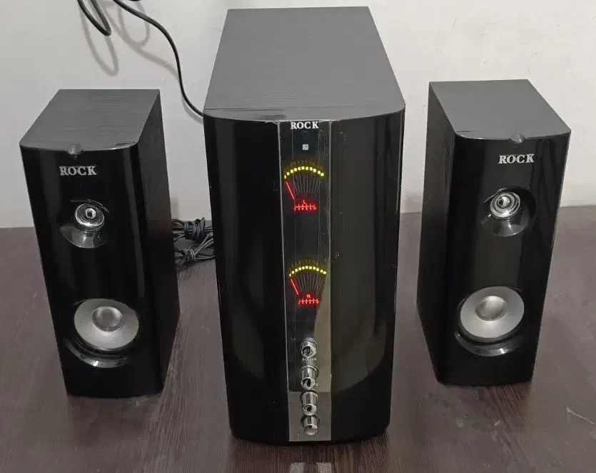 اسپیکر ۳ تیکه قوی و بزرگ Rock|قطعات و لوازم جانبی رایانه|قزوین, |دیوار