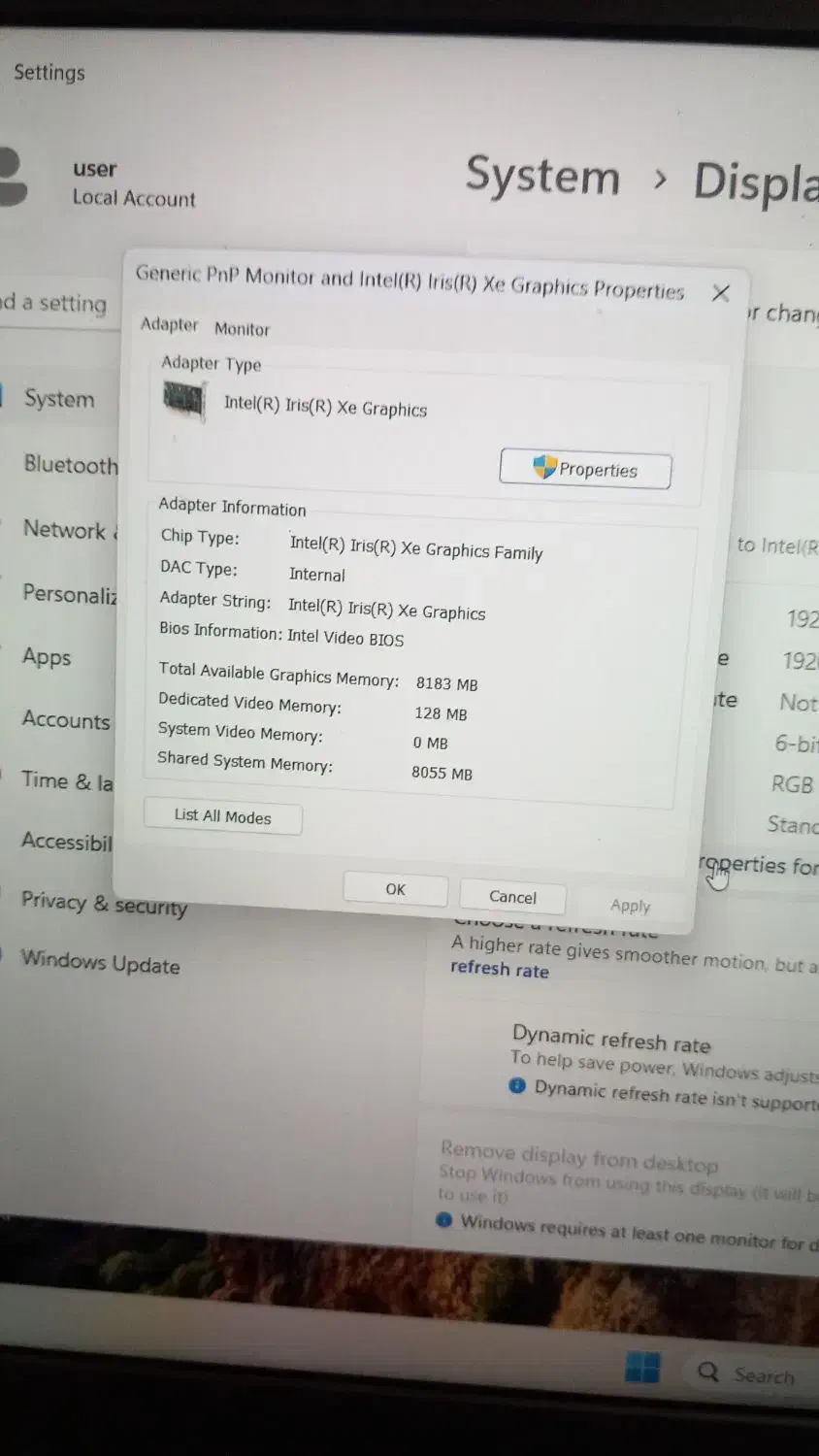 لپ تاپ دل i5 نسل ۱۱|رایانه همراه|تهران, تهرانپارس غربی|دیوار