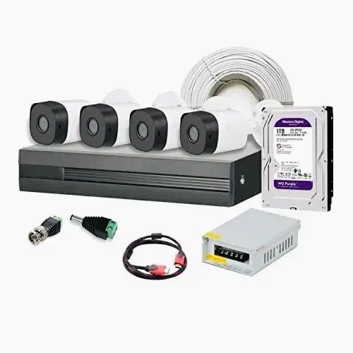 پکیج کامل نصب دوربین مداربسته با تجهیزات و گارانتی|دوربین مداربسته|رشت, عینک|دیوار