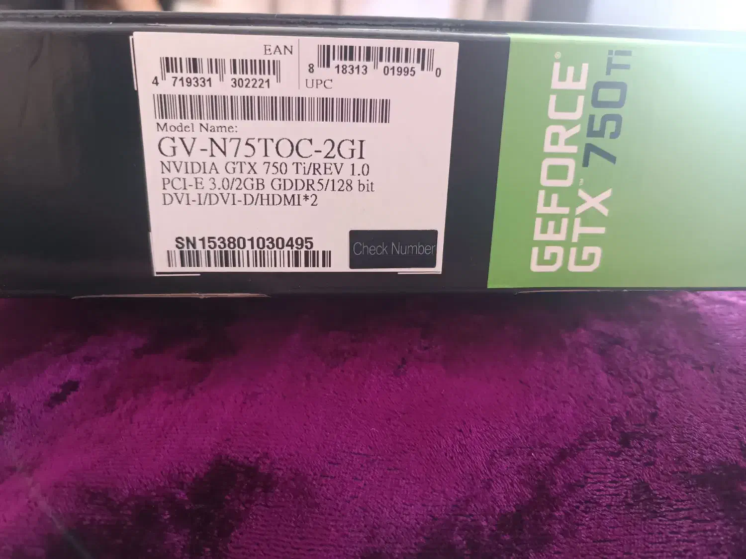 GTX 750 ti oc 2g ddr5|قطعات و لوازم جانبی رایانه|تبریز, |دیوار