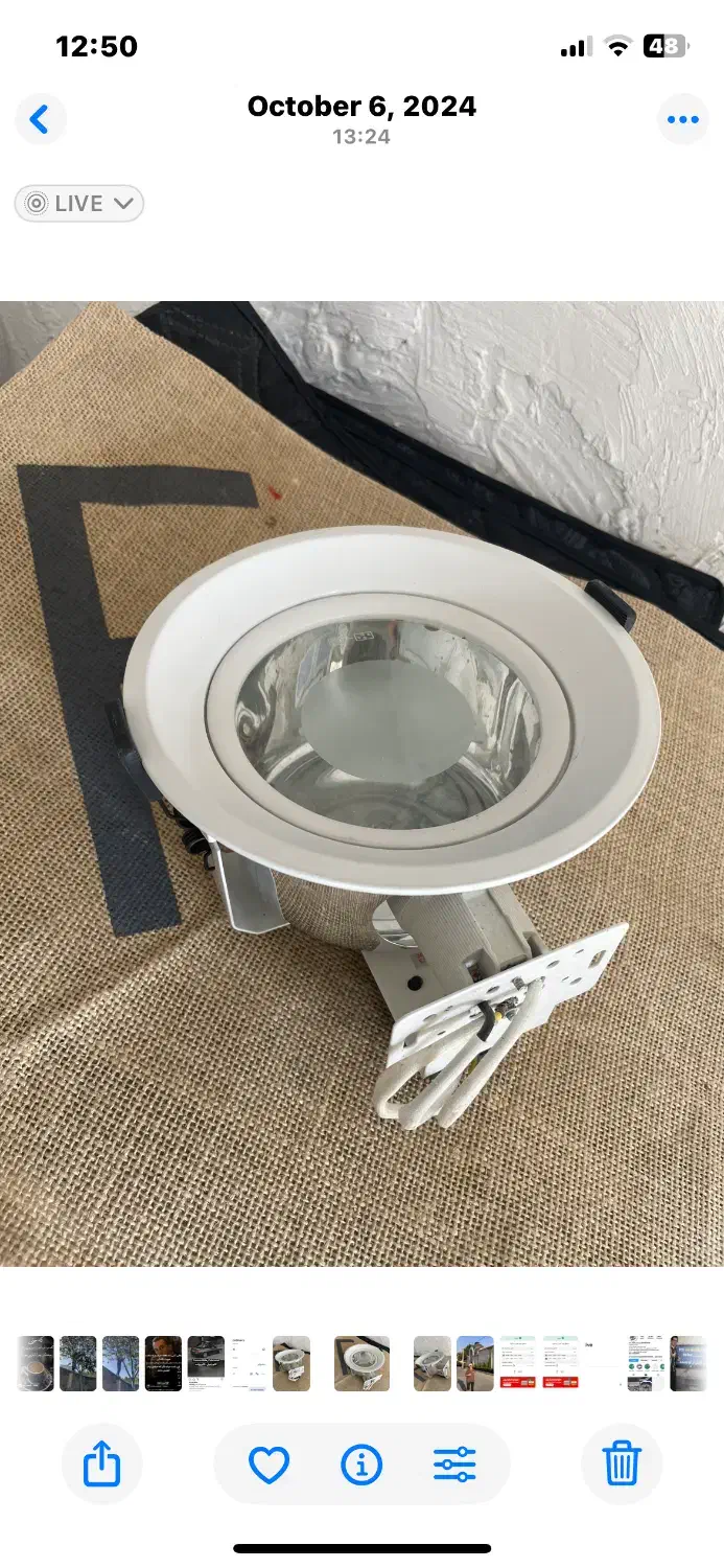 چراغ لامپی سقفی|لوستر و چراغ آویز|تهران, اقدسیه|دیوار