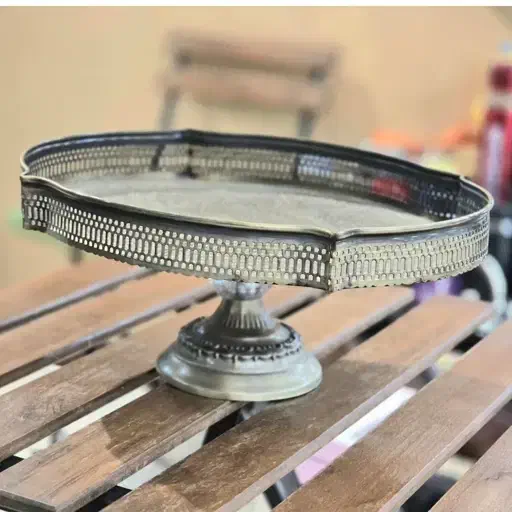 شیرینی خوری آنتیک پیوتر  نو مناسب کادویی با جعبه|ظروف سرو و پذیرایی|مشهد, خواجه ربیع|دیوار