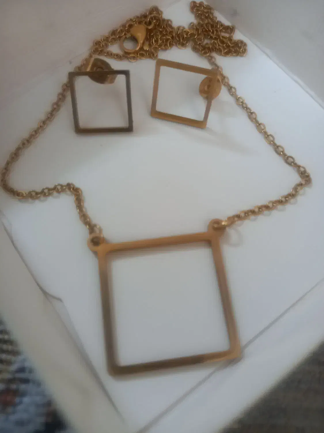 نیم ست استیل مشابه طلا رنگ ثابت|بدلیجات|همدان, |دیوار