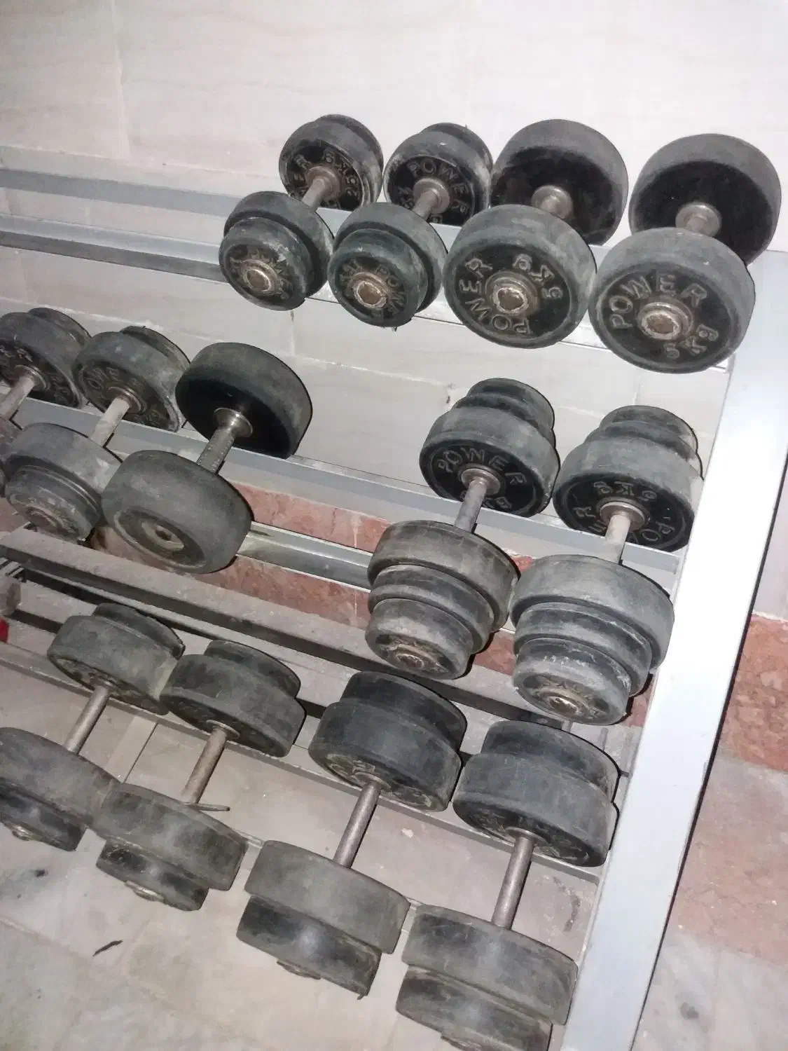 فروش دمبل باشگاهی و جا دمبلی|تجهیزات ورزشی|کرج, خرمدشت|دیوار