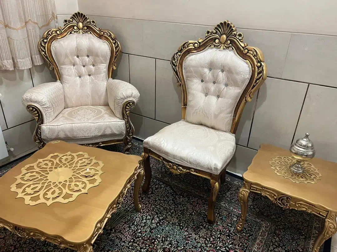 مبل سلطنتی|مبلمان خانگی و میز عسلی|سیرجان, |دیوار