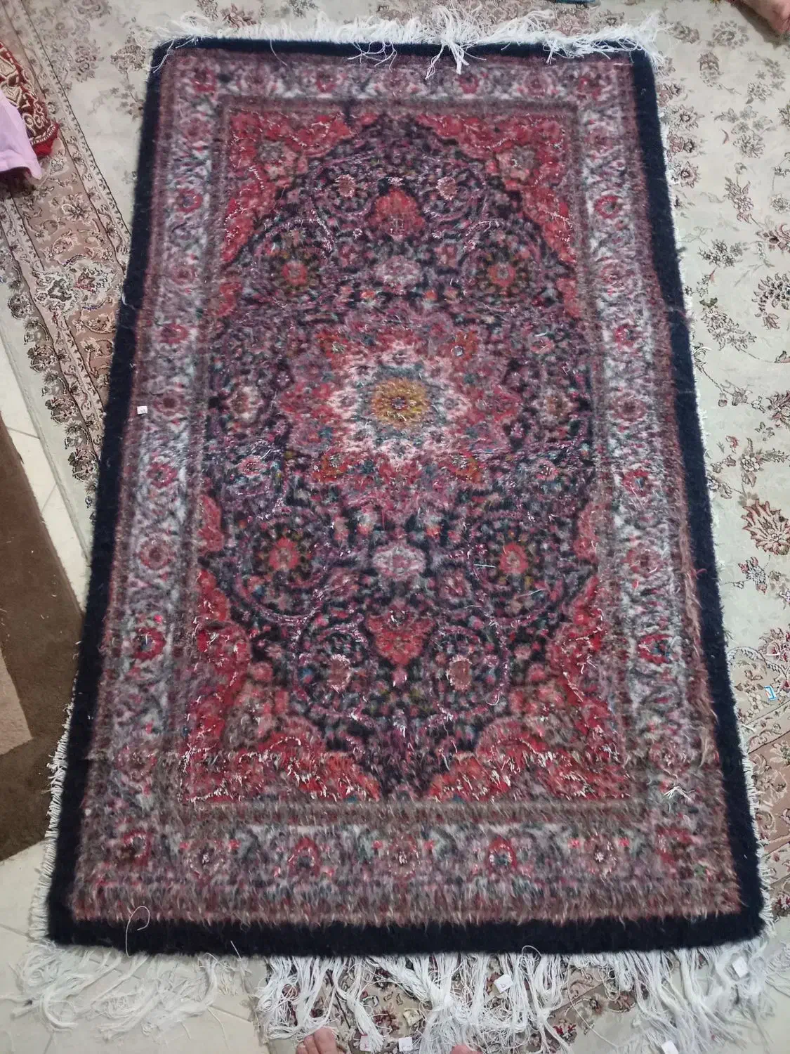 قالیچه دستبافت|فرش|بومهن, |دیوار