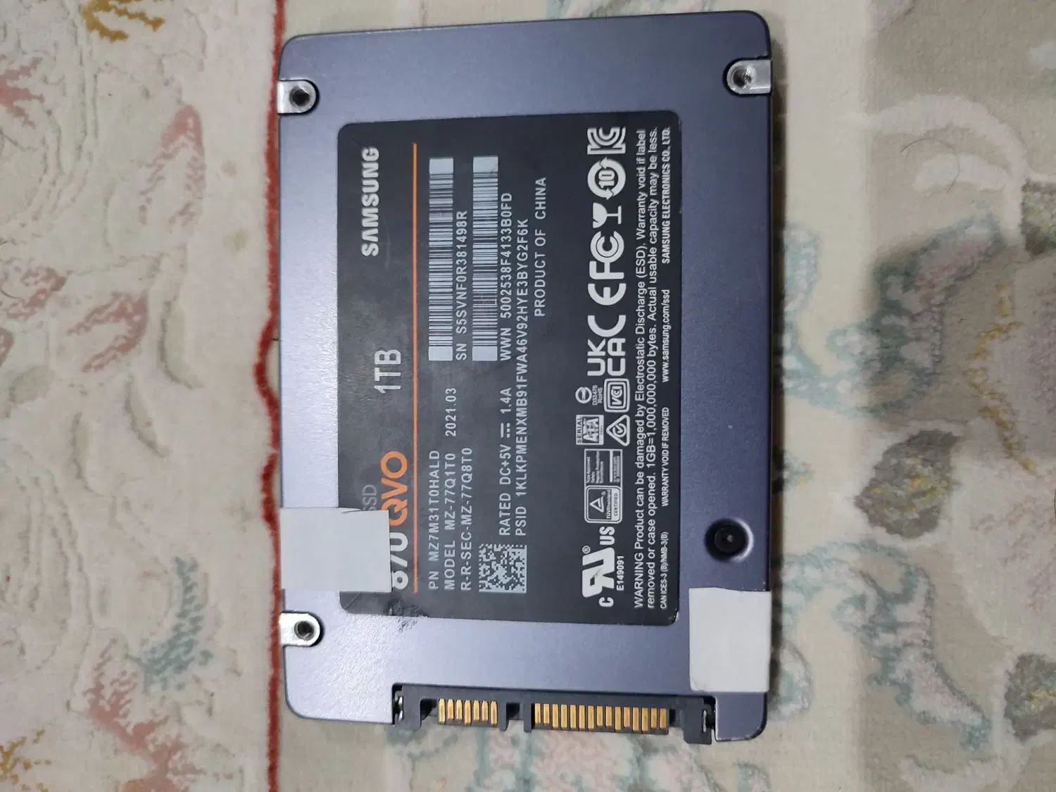 هارد  ssd سامسونگ|قطعات و لوازم جانبی رایانه|تهران, شهرک آسمان|دیوار