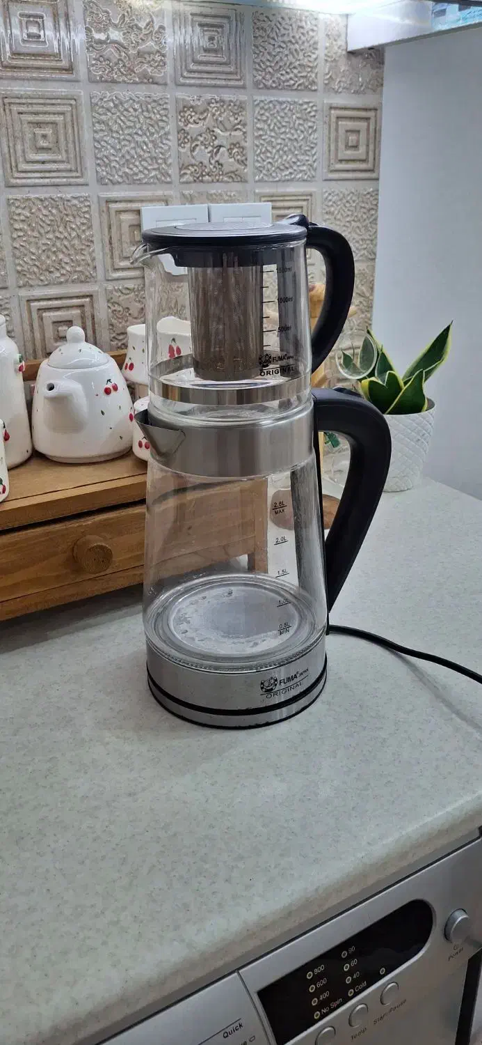 کتری قوری برقی به شرط|قوری، کتری، قهوهساز دستی|سنگر, |دیوار