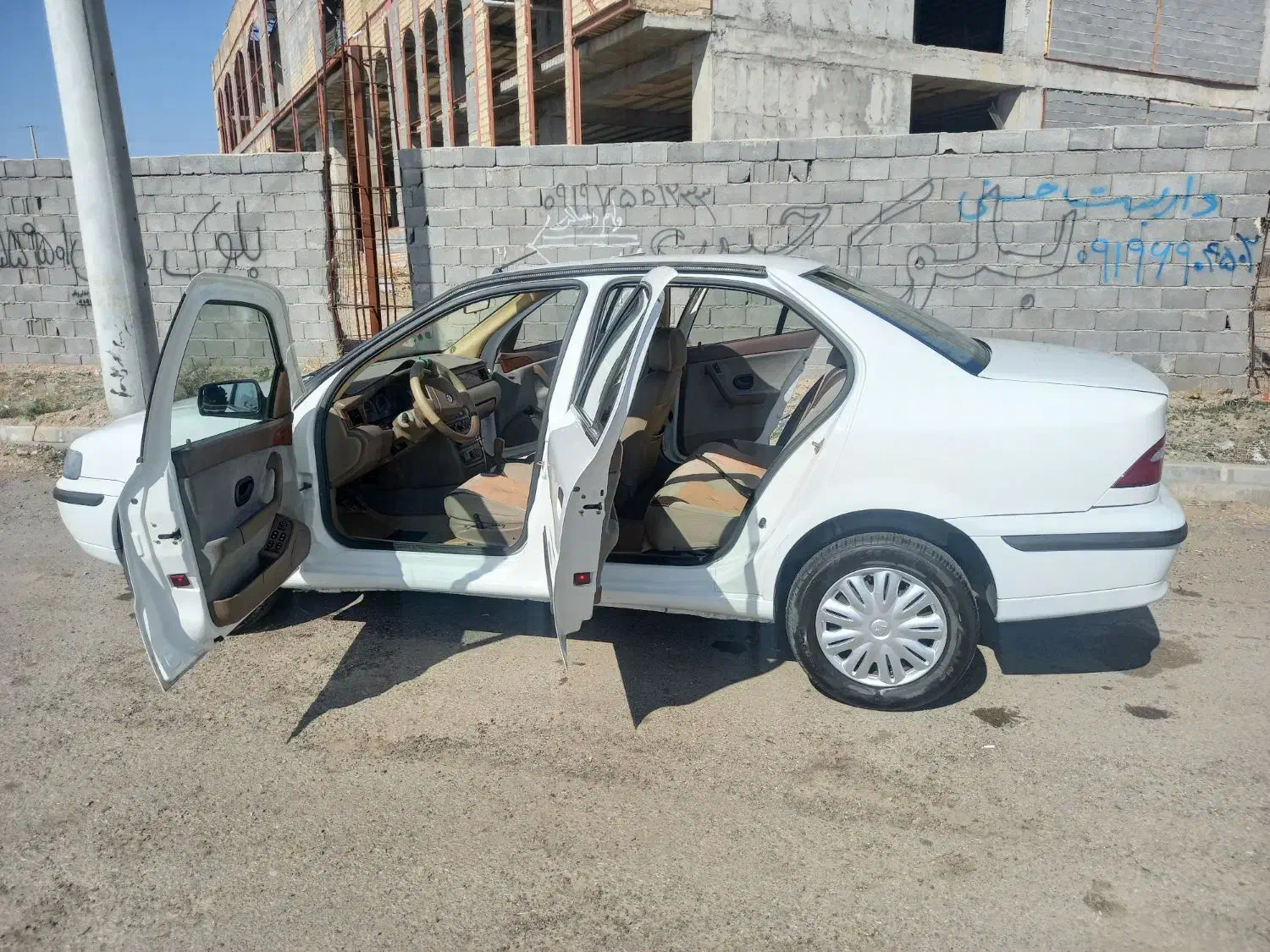 سمند ef7 بی رنگ مدل آخر ۹۲|خودرو سواری و وانت|ساوه, |دیوار