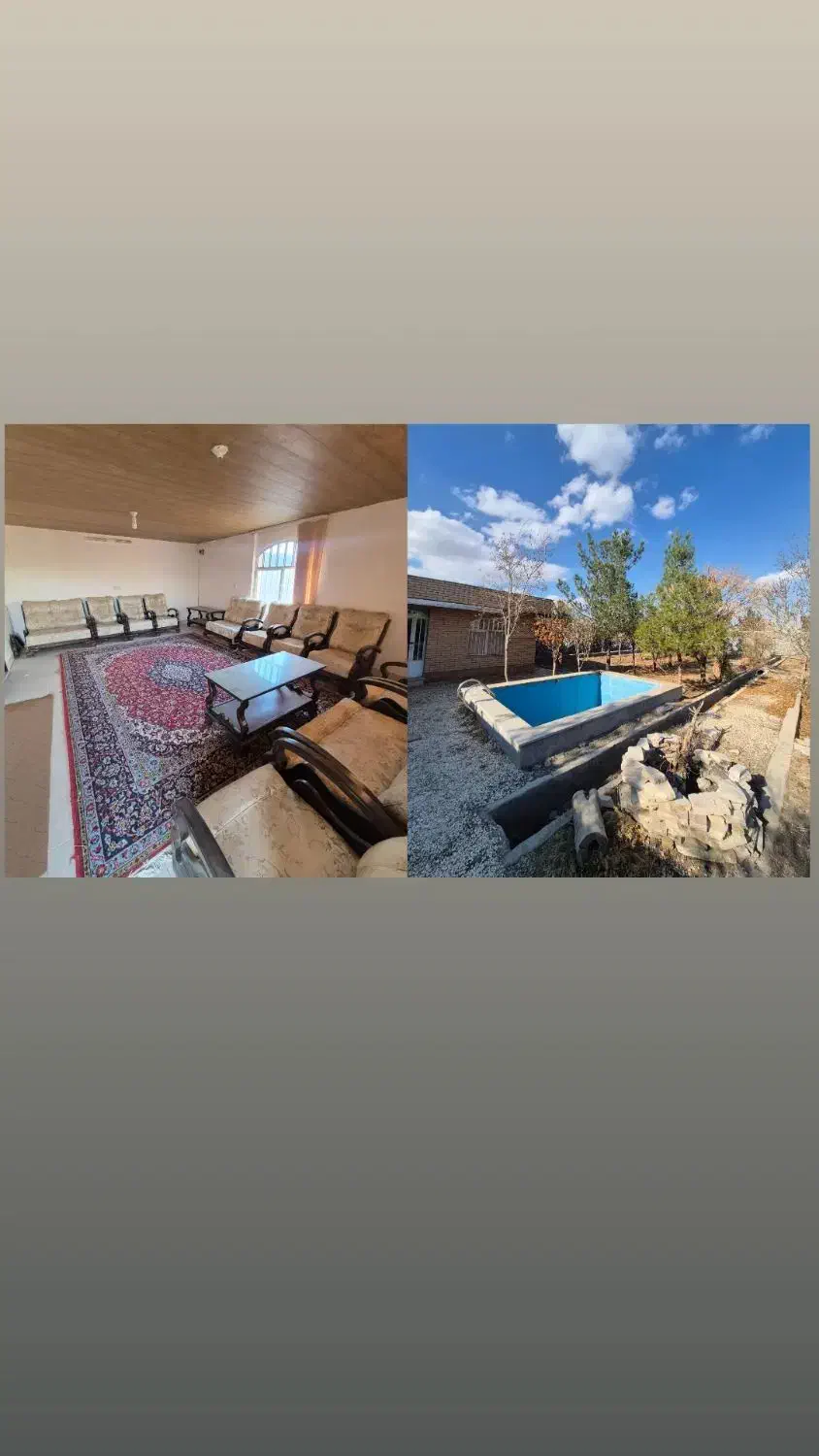 اجاره سالانه باغ مجوز دار لوکیشن عالی|اجارهٔ کوتاهمدت ویلا و باغ|اصفهان, زیار|دیوار