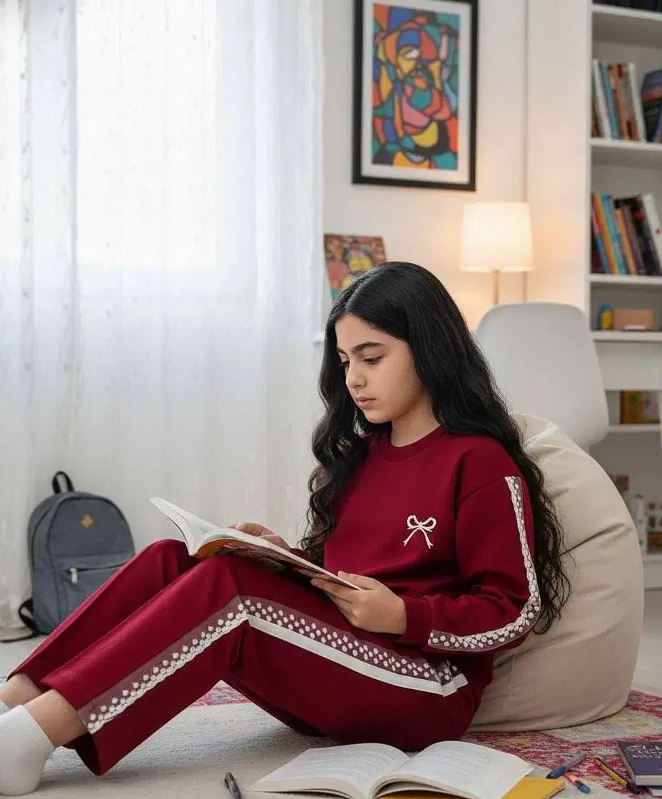 دخترانه زرشکی و سرمه ای|کفش و لباس بچه|زنجان, |دیوار