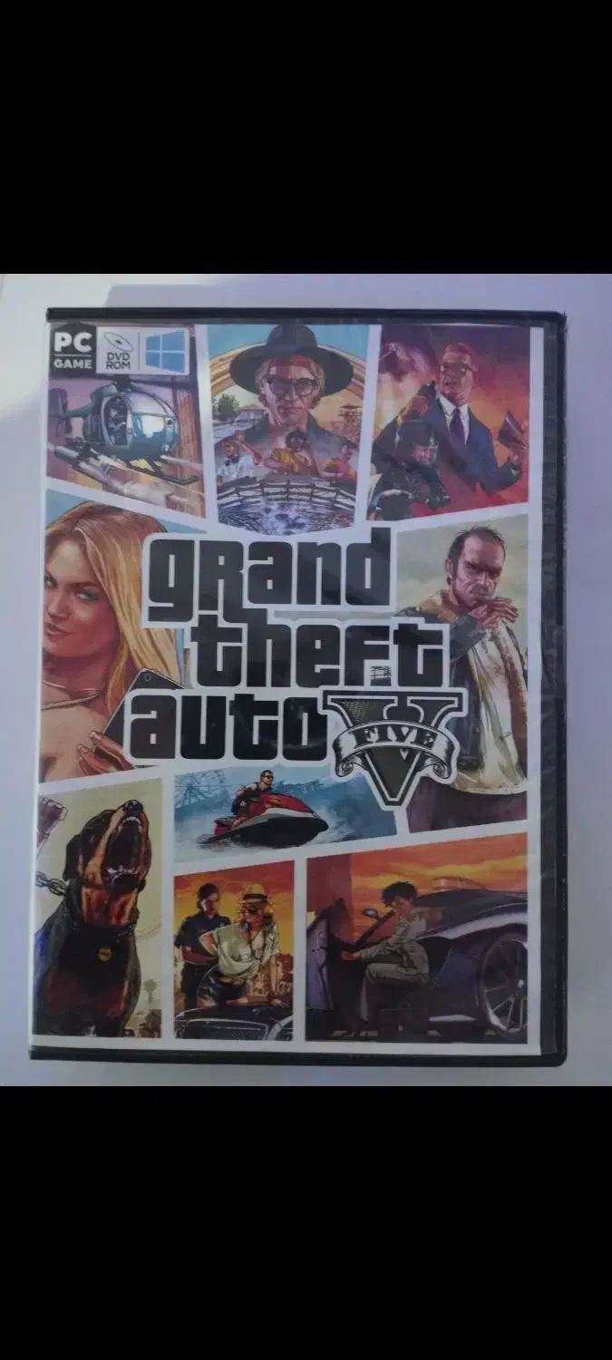 DVD (دی وی دی) GTA V  (جی تی ای وی)|کنسول، بازی ویدئویی و آنلاین|خسروشاه, |دیوار