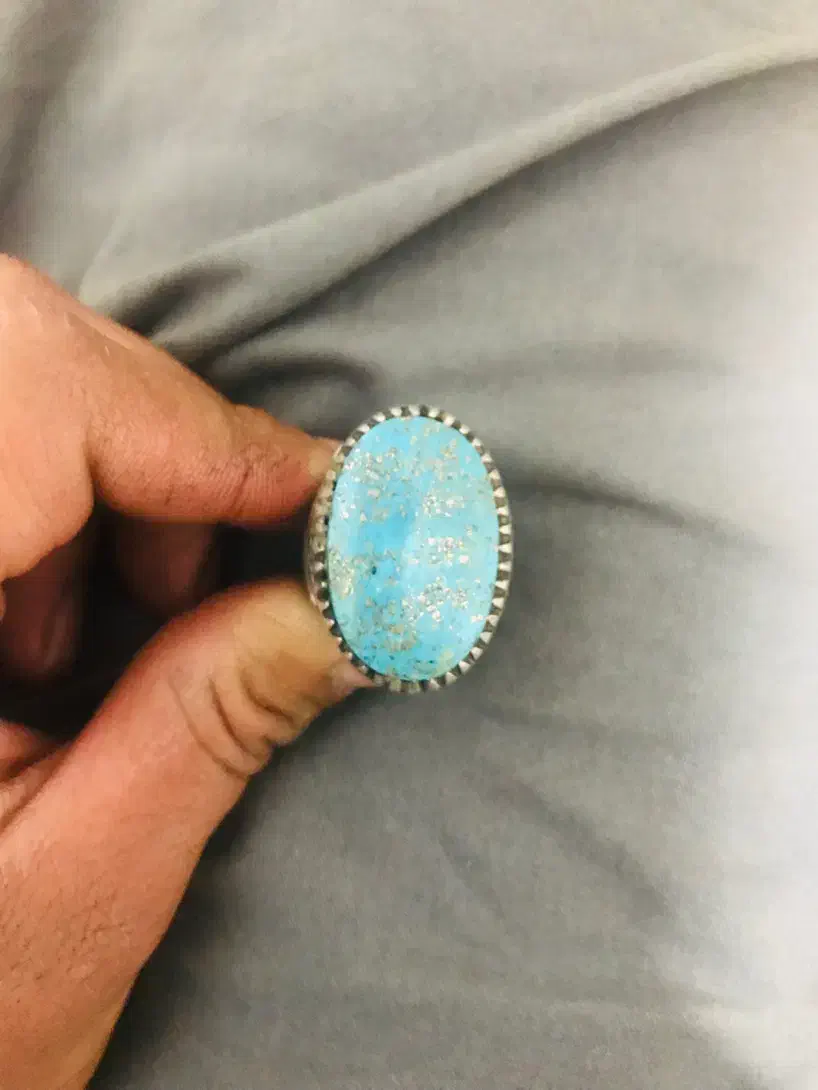 انگشتر فیروزه درشت|جواهرات|کرمان, |دیوار