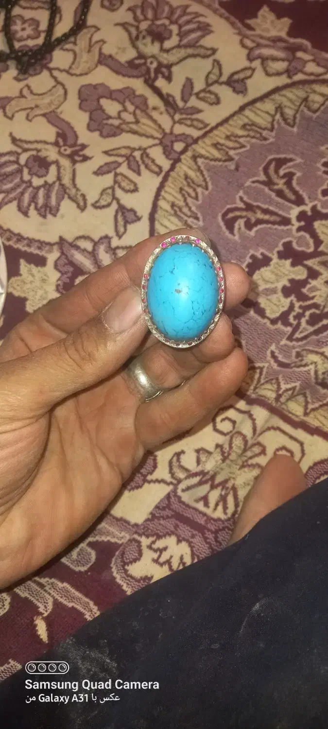 انگشتر فیروزه نیشابور|جواهرات|برازجان, |دیوار