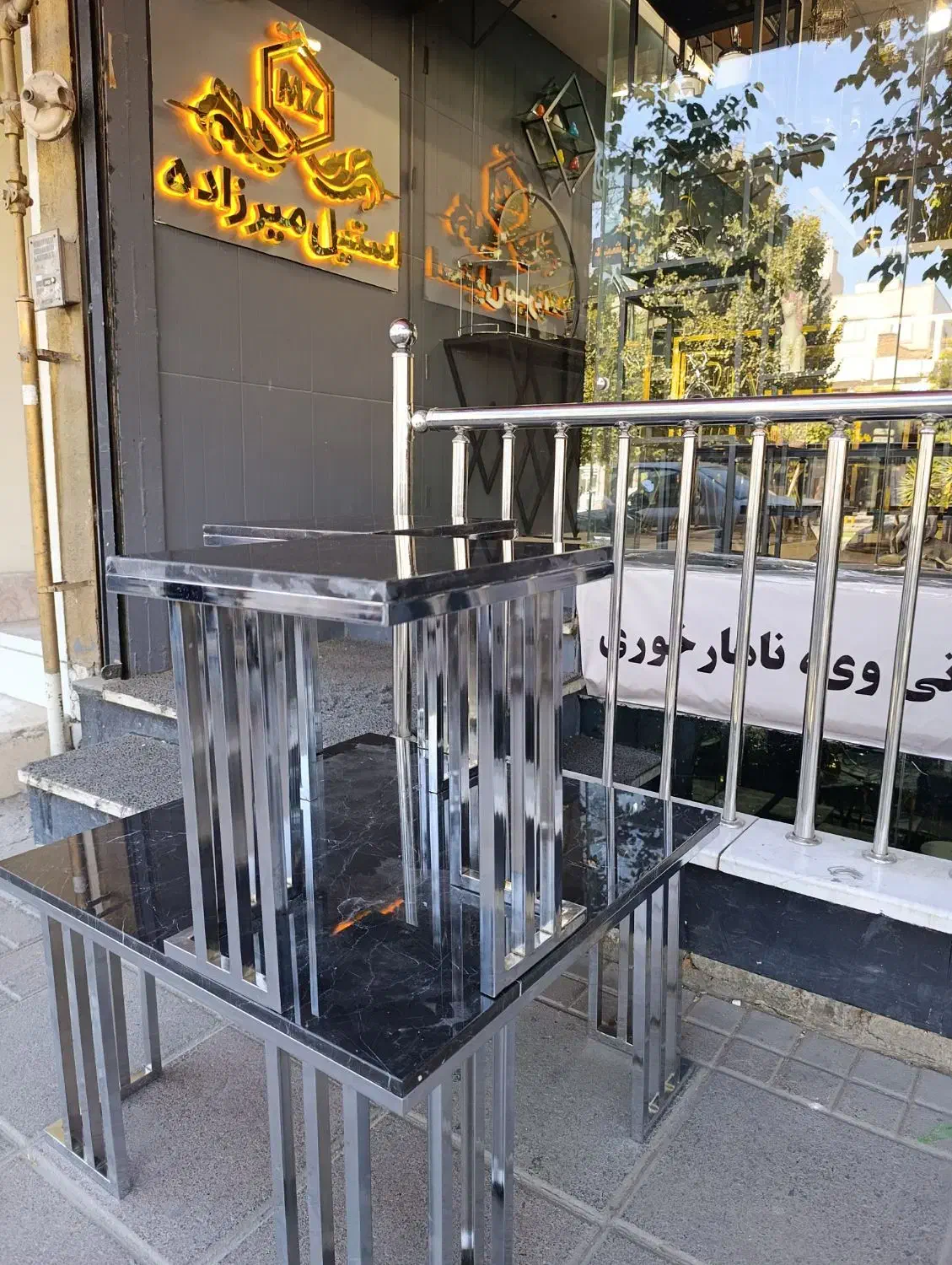 جلومبلی مدل پایه ال رادیاتی کنسول استند نهارخوری|مبلمان خانگی و میز عسلی|مشهد, ولیعصر (شهرک غرب)|دیوار