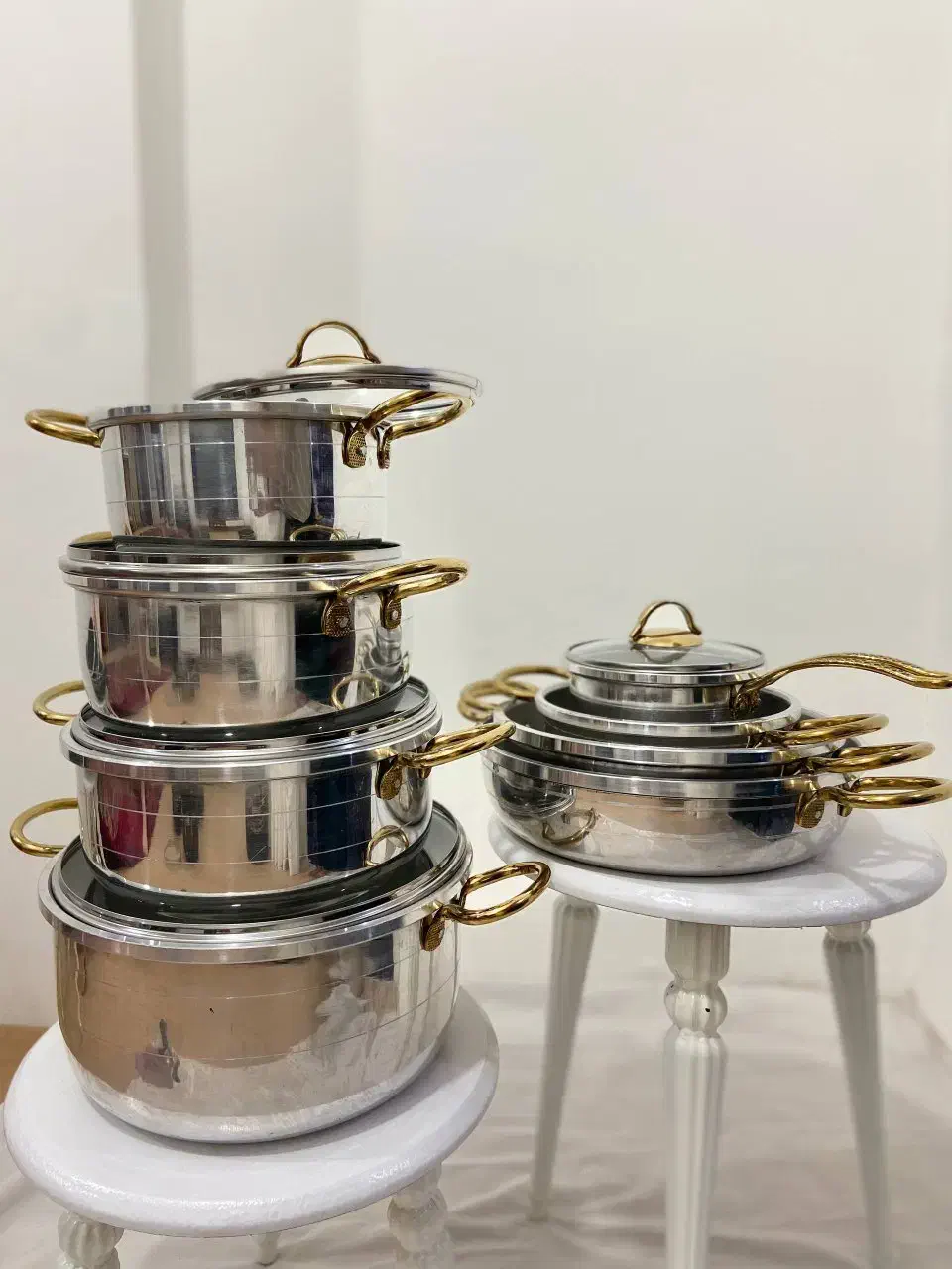 سرویس ۱۴ پارچه بدنه استیل ضد خش|ظروف پخت‌وپز|بهشهر, |دیوار