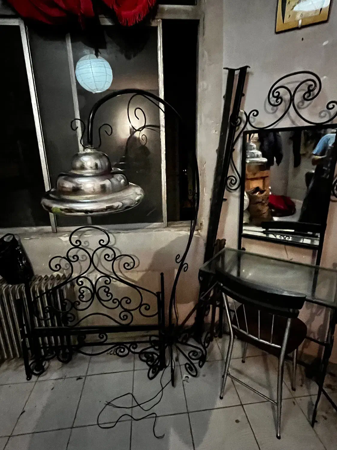 تخت فرفوژه با ست اینه و ابژور|تخت و سرویس خواب|تهران, گیشا|دیوار