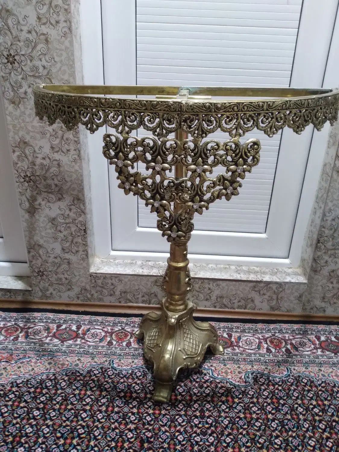 آیینه و شمعدان کاملا نو|صنایع دستی و سایر لوازم تزئینی|اردبیل, |دیوار