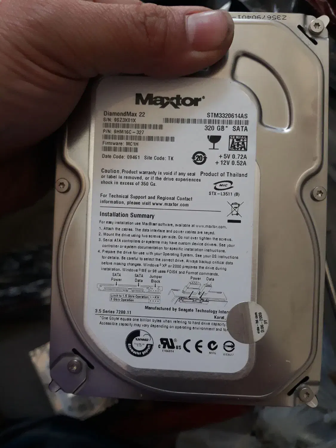 تعدادی هارد سلامت ۱۰۰ درصد|قطعات و لوازم جانبی رایانه|مشهد, فتح المبین|دیوار