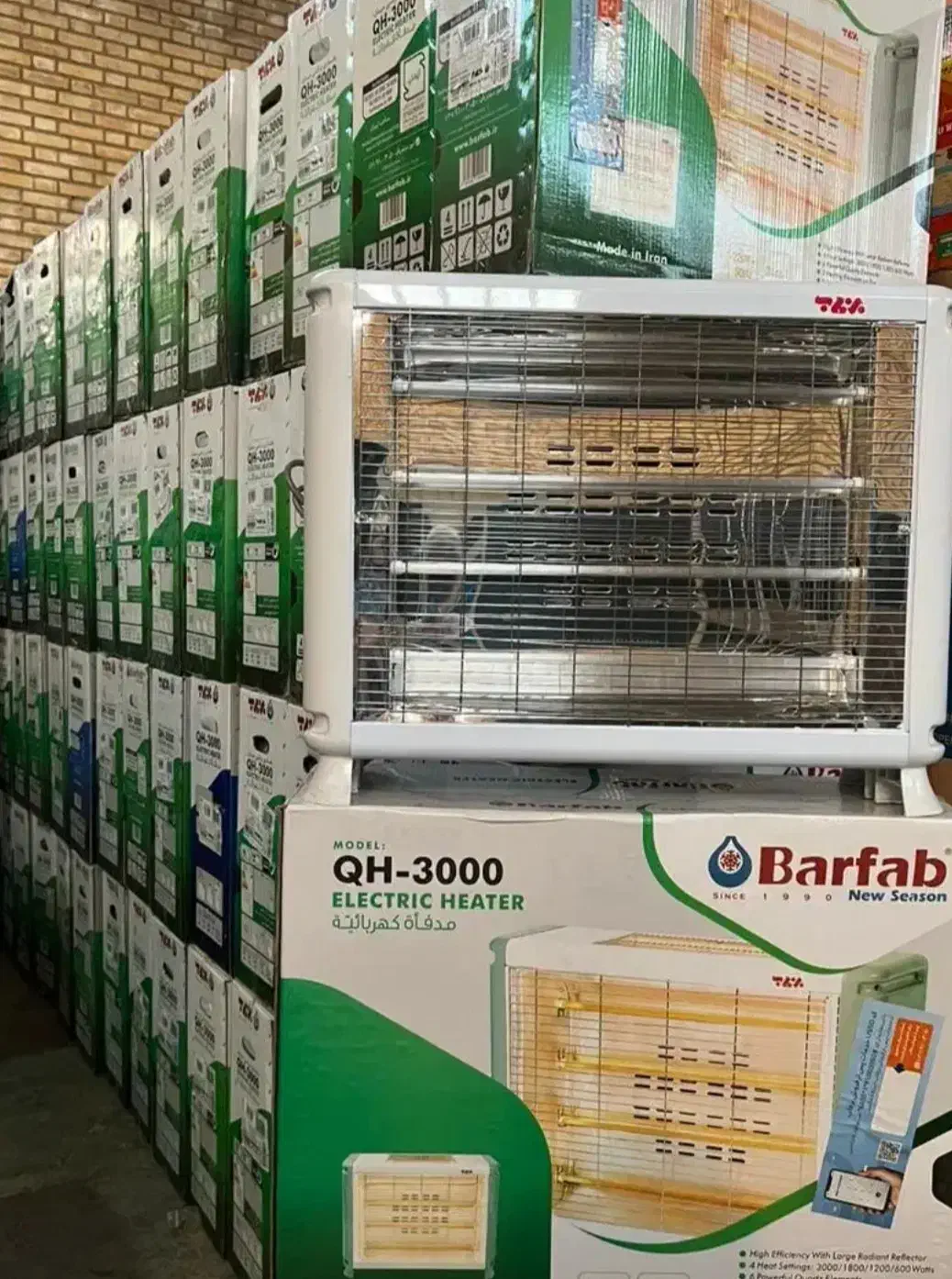 بخاری برقی فن دار برفاب مدل 3000|بخاری، هیتر، شومینه|تیران, |دیوار