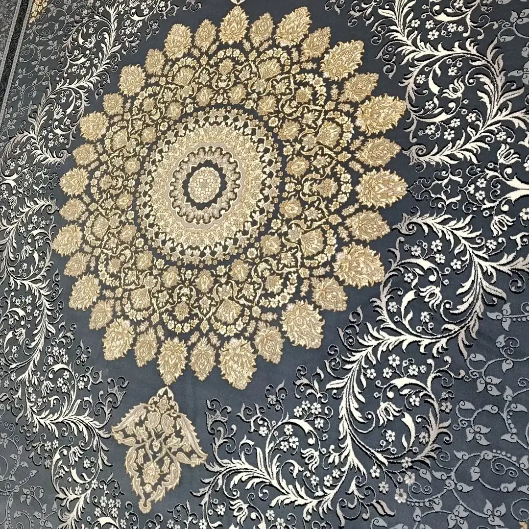 فرش خاتون دلفینی نقره ایی ۱۲۰۰شانه|فرش|شیراز, قلات|دیوار