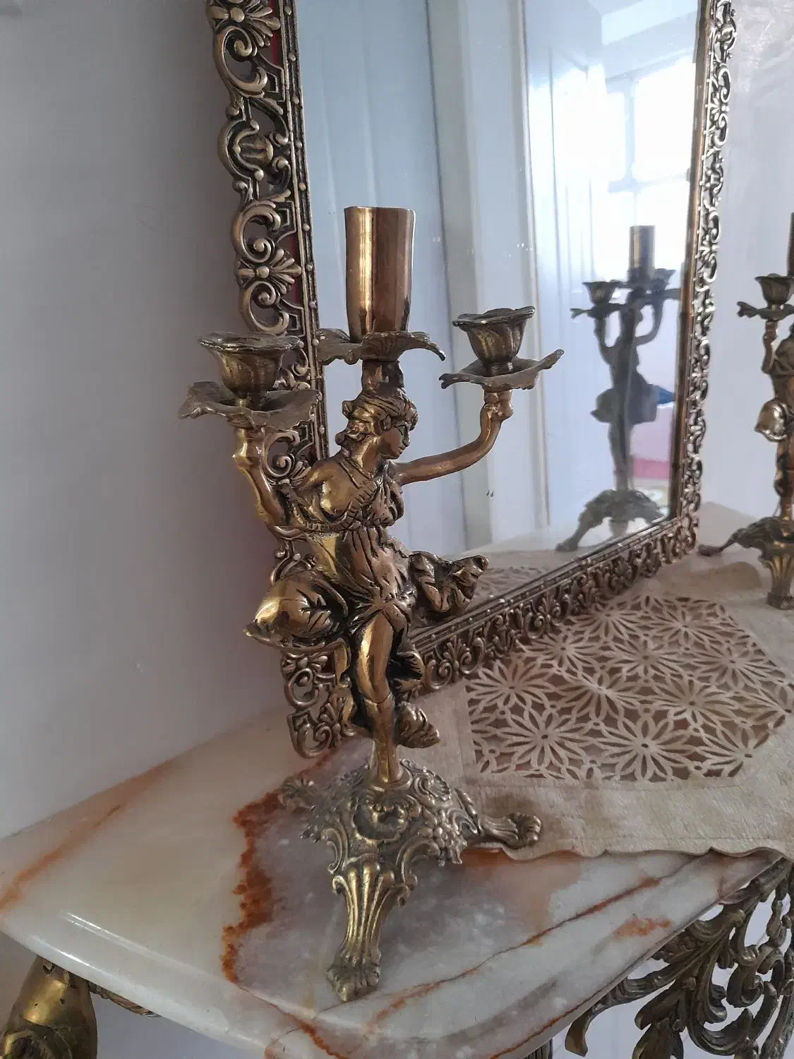 اینه شمعدان|صنایع دستی و سایر لوازم تزئینی|تبریز, |دیوار