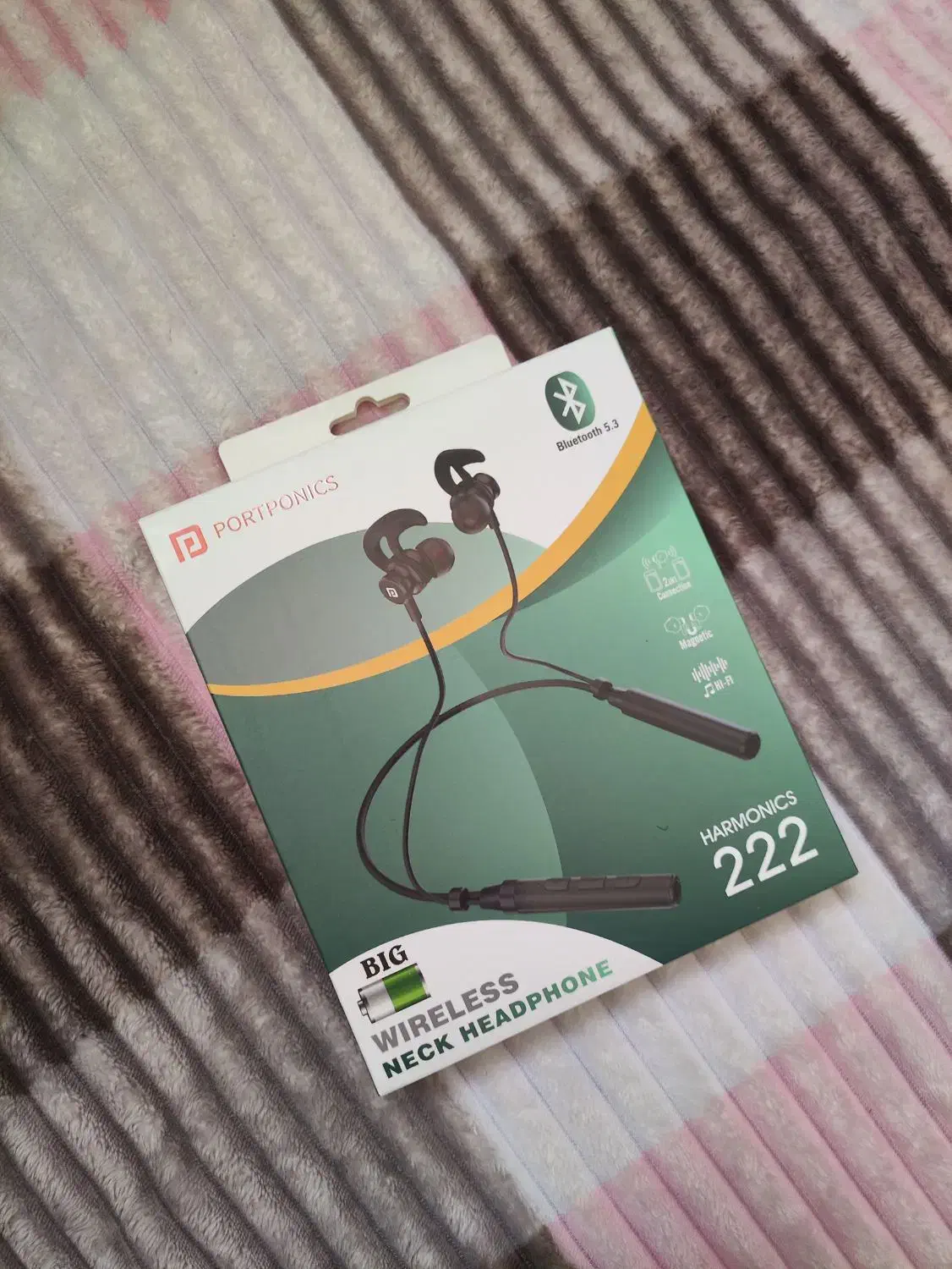 هندزفری گردنی pirtsponics 222 آکبند باکیفیت|لوازم جانبی موبایل و تبلت|اهواز, فاز ۱ پادادشهر|دیوار