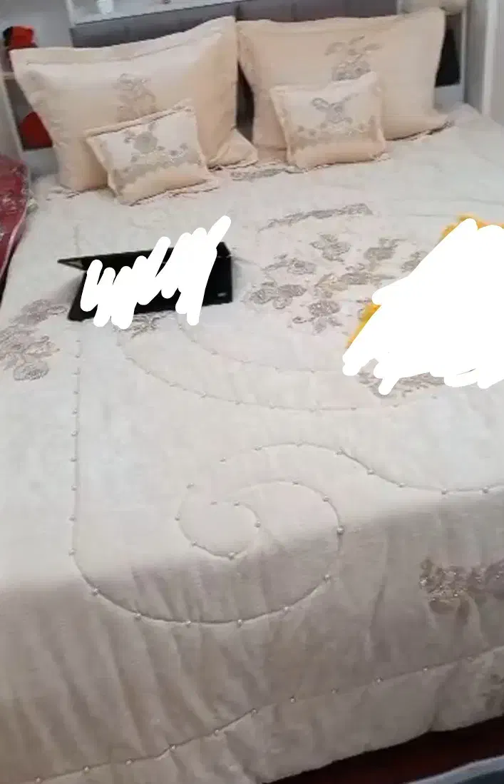 روتختی جهیزیه مخمل گلبهی|سرویس روتختی|مشهد, طلاب|دیوار