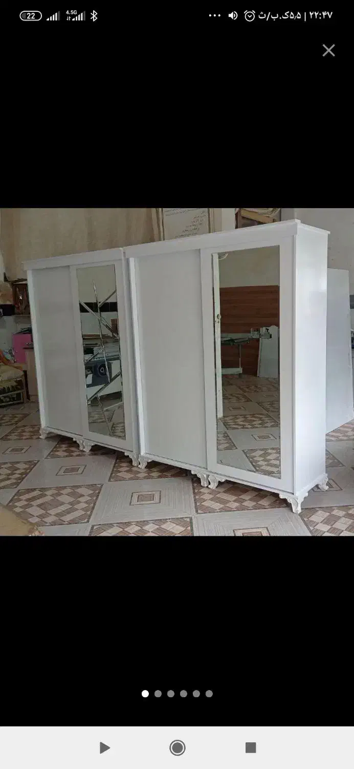 کمد ریلی عرض ۱۵۰ آینه پازل /رایگان /پخش چوب|جاکفشی، کمد، دراور|ارومیه, |دیوار