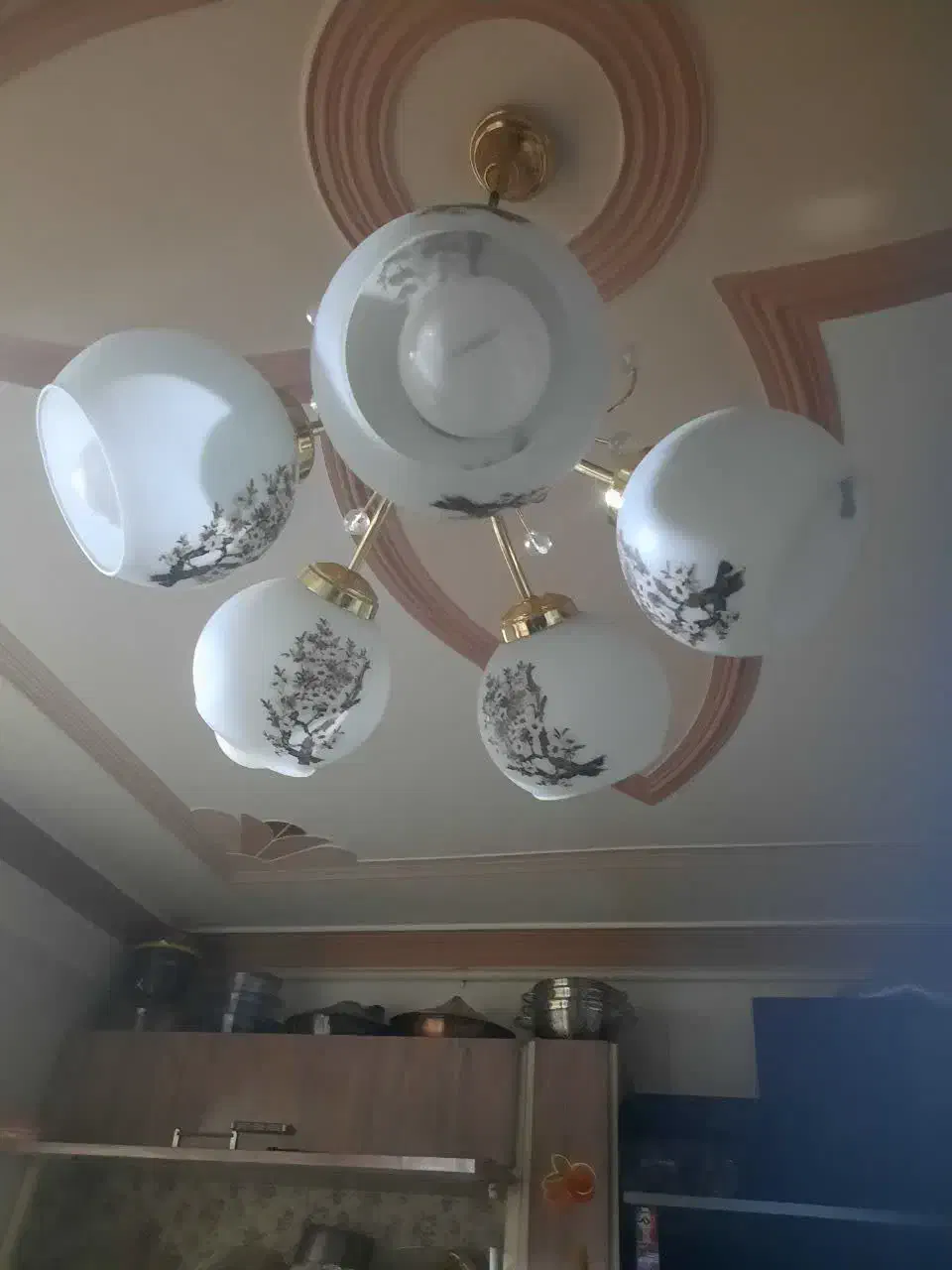 لوستر|لوستر و چراغ آویز|زرند, |دیوار