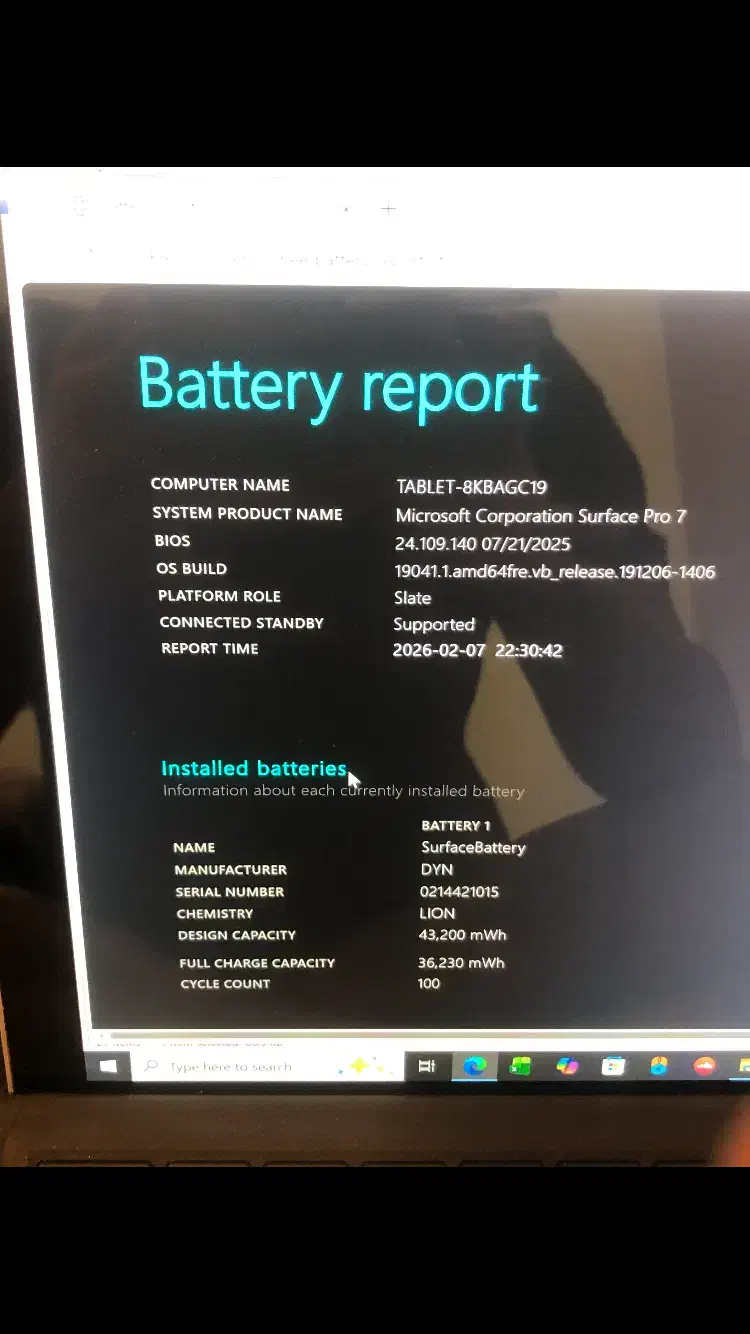 سرفیس 7pro i5 ram8 256 win10 orginal|رایانه همراه|تهران, آجودانیه|دیوار