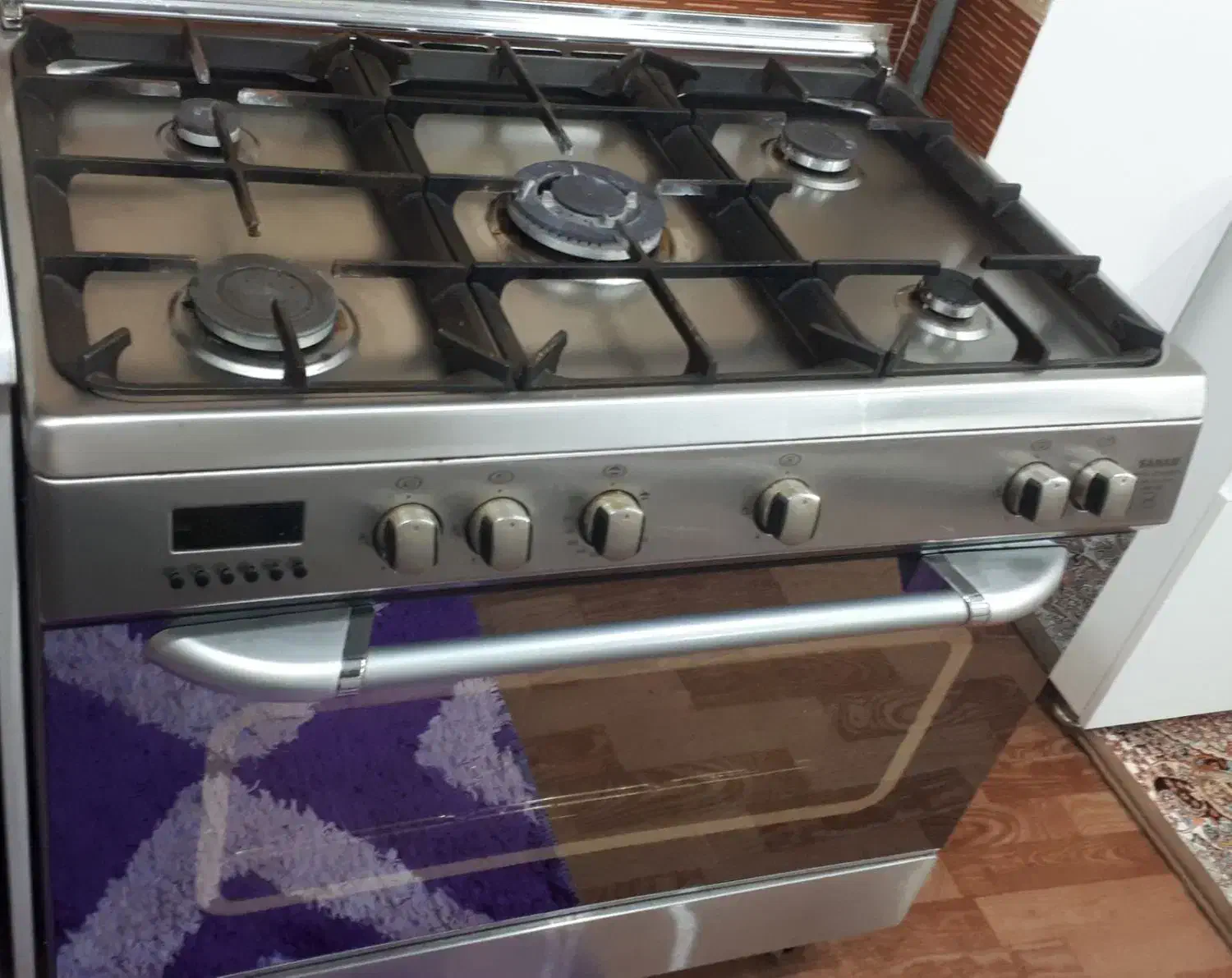 اجاق گاز فردار پنج شعله استیل صنام|اجاق گاز و لوازم برقی پختوپز|لنگرود, |دیوار