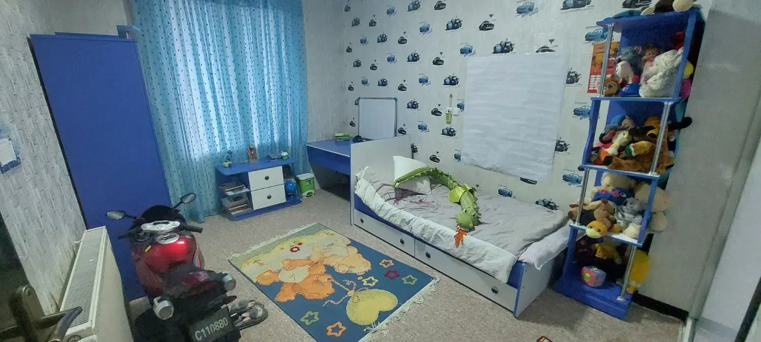 سرویس خواب کامل نوجوان قابل تبدیل به کودک|تخت و سرویس خواب|شهرکرد, |دیوار