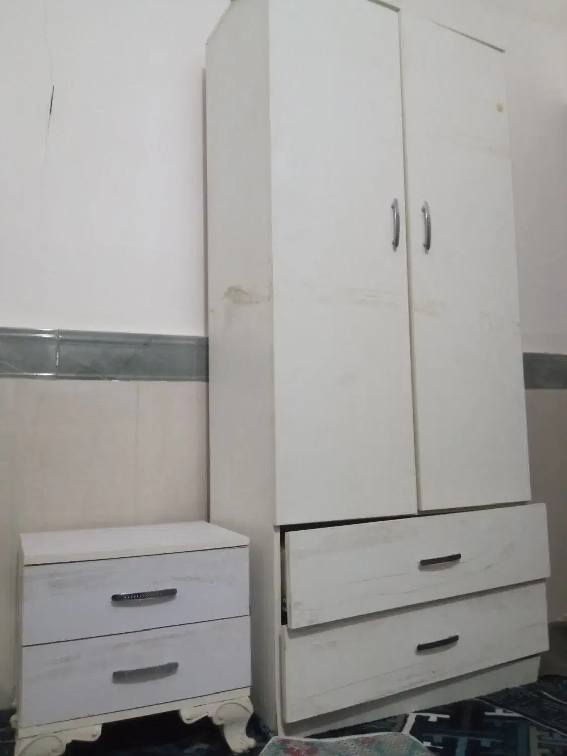 کمد دو کشاب و میز جفتیش بفروش میرسد|جاکفشی، کمد، دراور|بندر ماهشهر, |دیوار