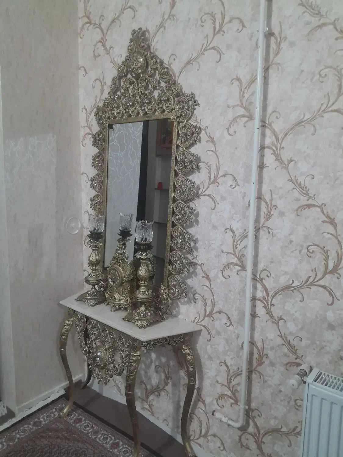 آینه وشمعدان|آینه|تبریز, |دیوار