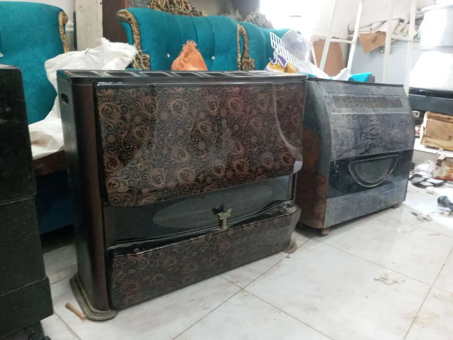 سه عددبخارگازی مُبلی|بخاری، هیتر، شومینه|برازجان, |دیوار