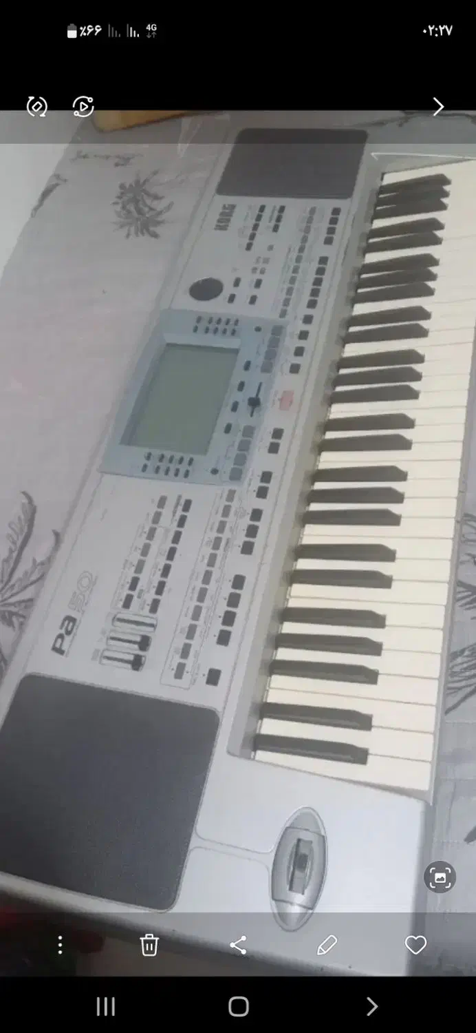 ارگ پی ۵۰ تبدیل به هشتاد|پیانو، کیبورد، آکاردئون|فاضل آباد, |دیوار