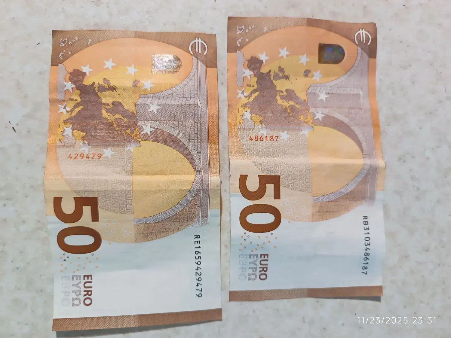 2 عدد اسکناس کلکسیونی|کلکسیون سکه، تمبر، اسکناس|اندیشه, شهرک مریم|دیوار