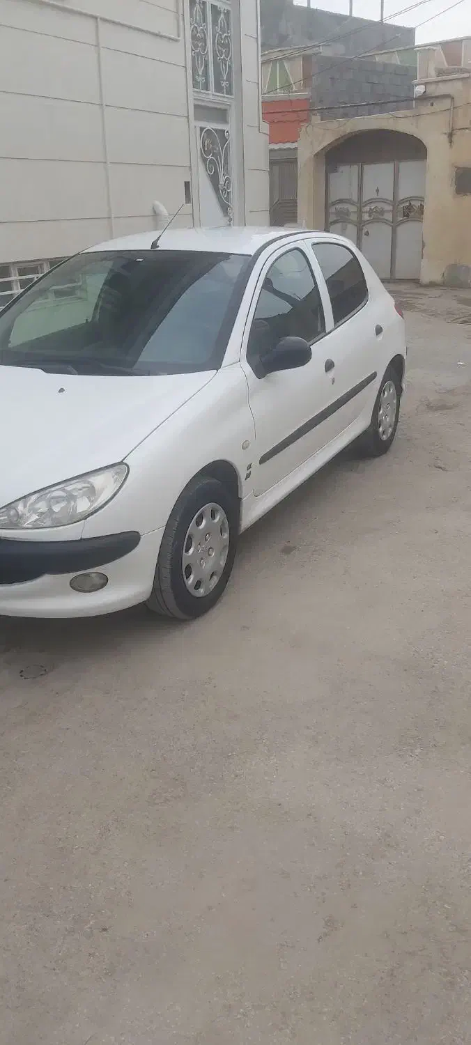 پژو ۲۰۶سفید تیپ ۲ مدل ۹۵|خودرو سواری و وانت|ملکان, |دیوار