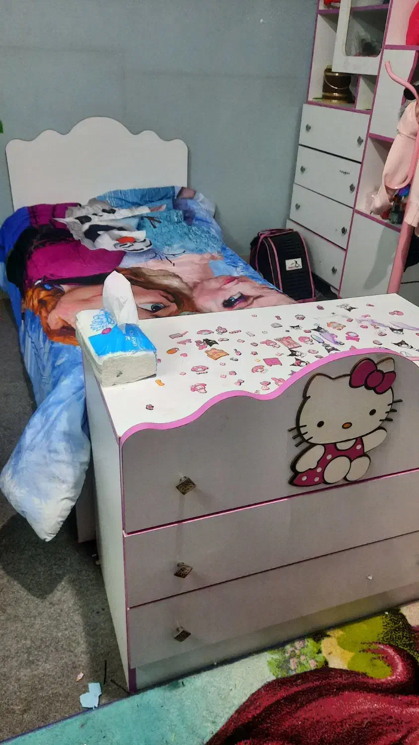 سرویس خواب کودک و نوجوان|تخت و سرویس خواب|کرج, دهقان ویلا|دیوار