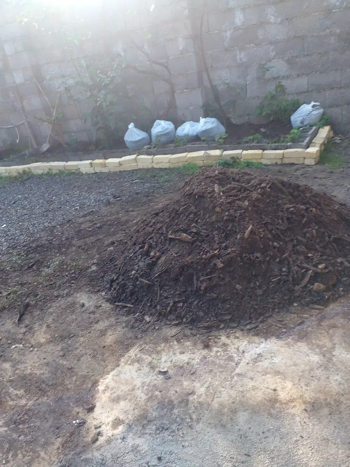 خاک باغچه ترکیبی طبیعی|خدمات باغبانی و درختکاری|رشت, پل تالشان|دیوار
