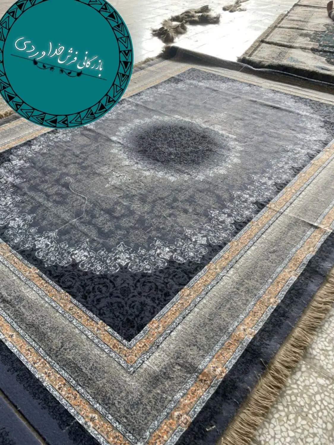 فرش*/زرین گل تاج لند*/|فرش|کرمان, |دیوار