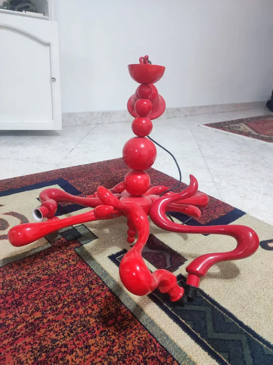 لوستر فانتزی ۶ شاخه|لوستر و چراغ آویز|اصفهان, بهارستان (مخابرات)|دیوار