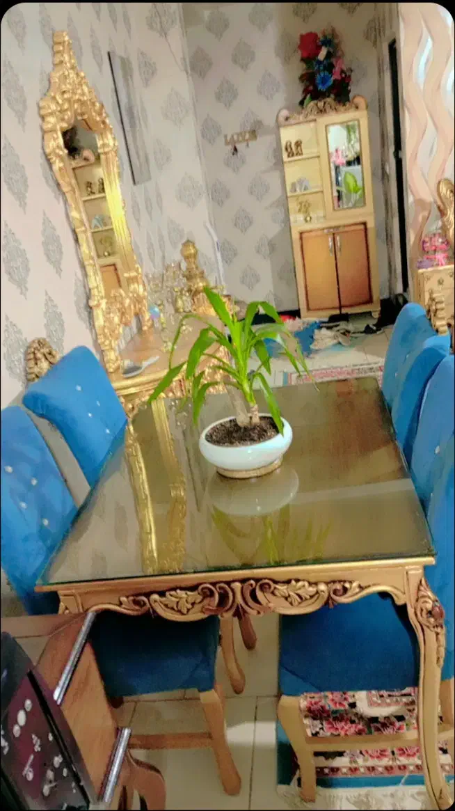 میز ناهارخوری ۴نفره|میز و صندلی غذاخوری|قرچک, میرزائی شمالی|دیوار