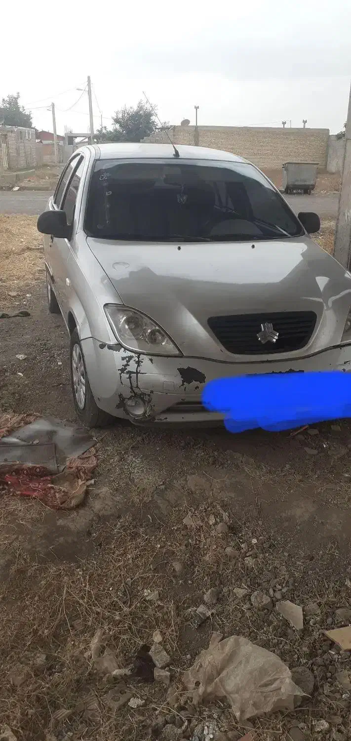 تیبا بی رنگ مدل ۸۹ ماشین کم کار|خودرو سواری و وانت|فاضل آباد, |دیوار