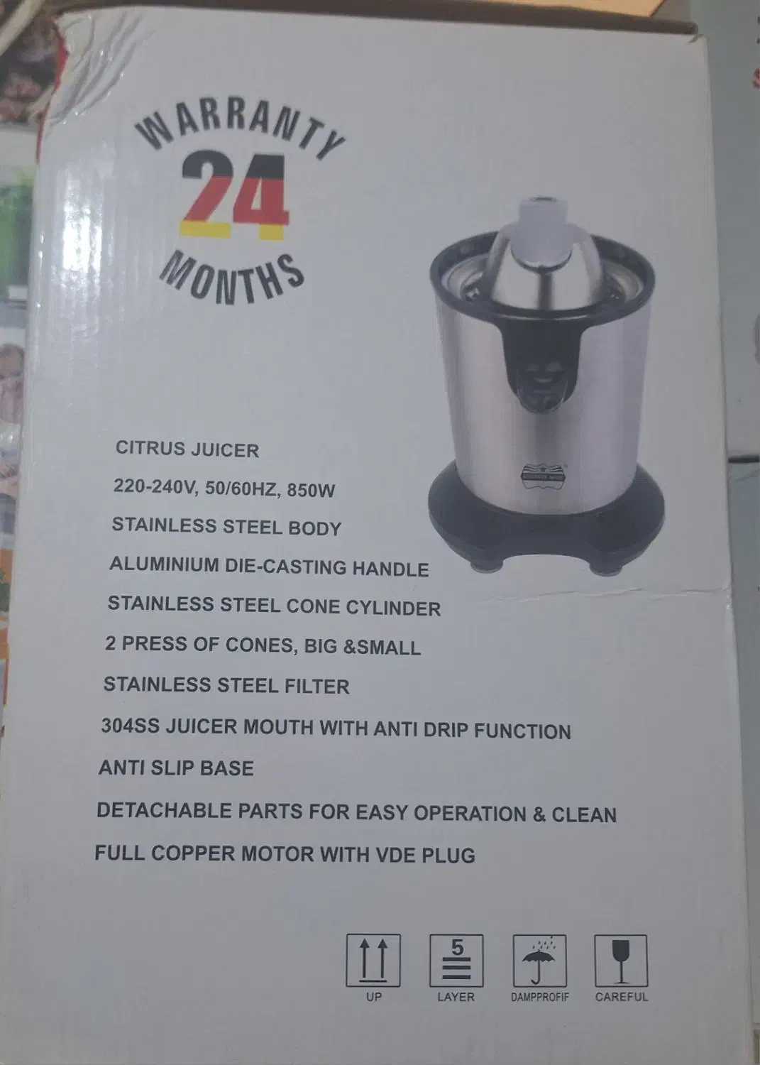 آب پرتقالگیر رومانتیک 850 وات استیل مقاوم|آبمیوهگیر و آبمرکباتگیر|اصفهان, شاهد|دیوار