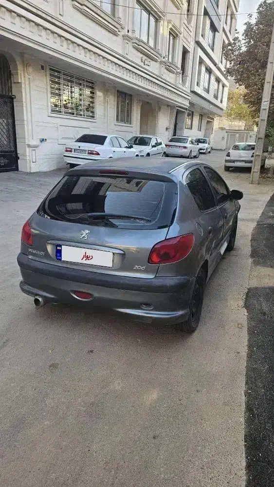 ۲۰۶ تیپ ۲ مدل ۸۹ بکر و دیدنی|خودرو سواری و وانت|شیراز, دکتر حسابی|دیوار