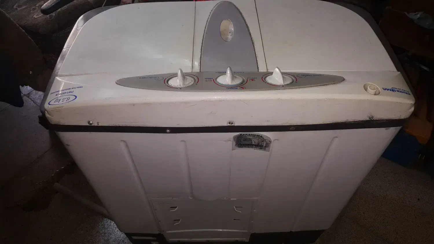 لباسشوی دو قلو پاکشوما|ماشین لباسشویی و خشک‌کن لباس|نظرآباد, شهرک سید جمال الدین|دیوار