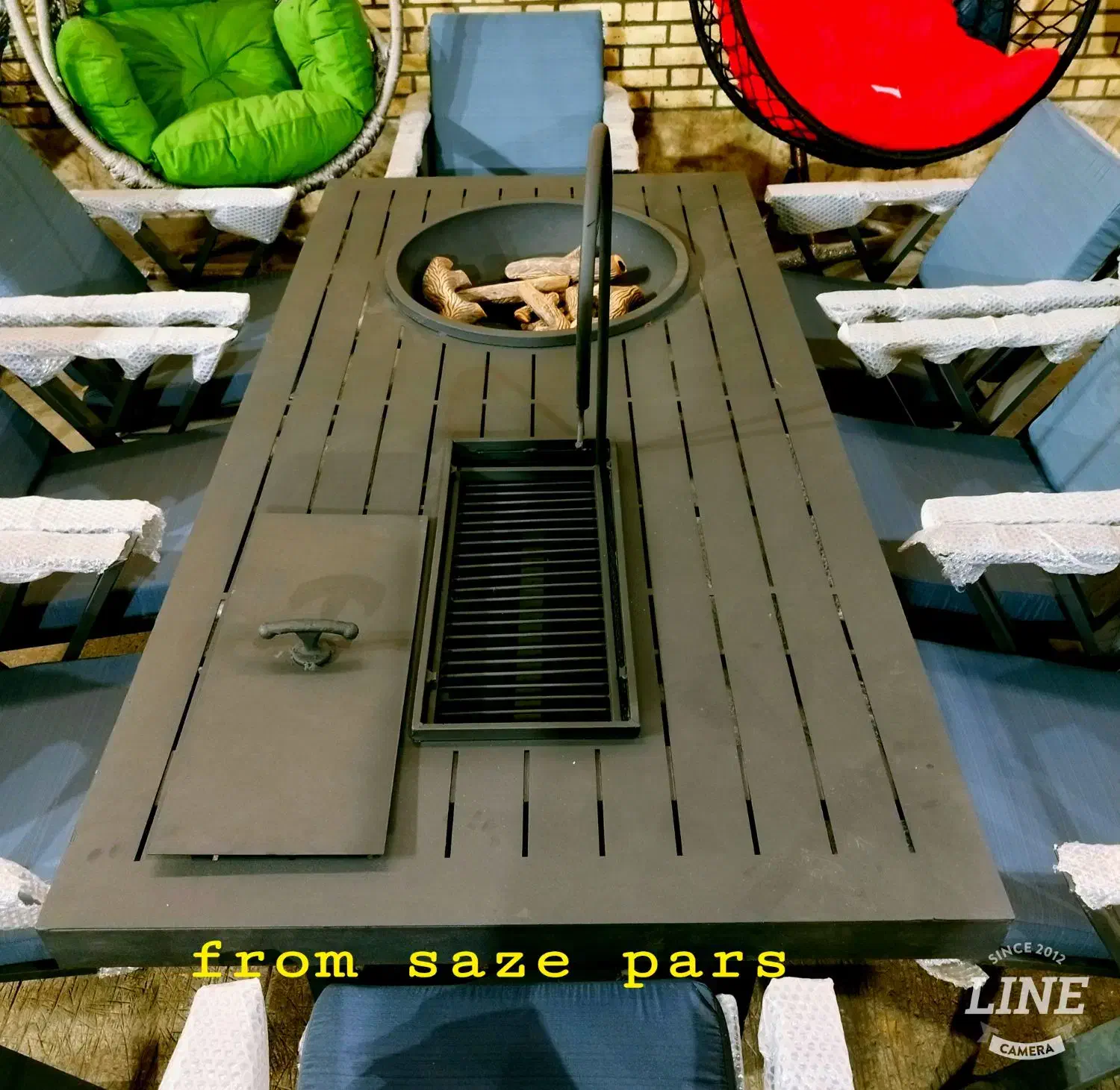 آتشدان تمام پروفیلی دوکاره گازی و زغالی|بخاری، هیتر، شومینه|تهران, چیتگر شمالی|دیوار